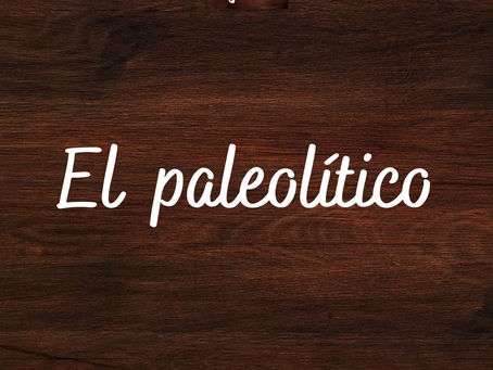 ¿Qué es el paleolítico?