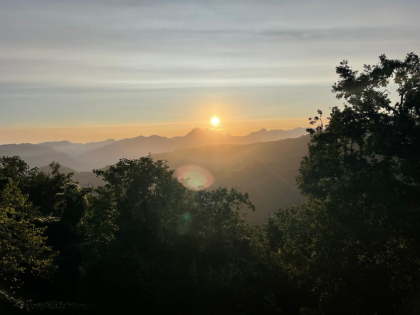 View from Casa Ulla, Montefegatesi, tuscany.