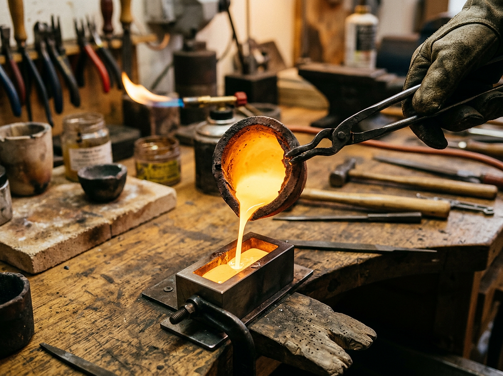 Alloyed by Hand: Why the Metal Comes First