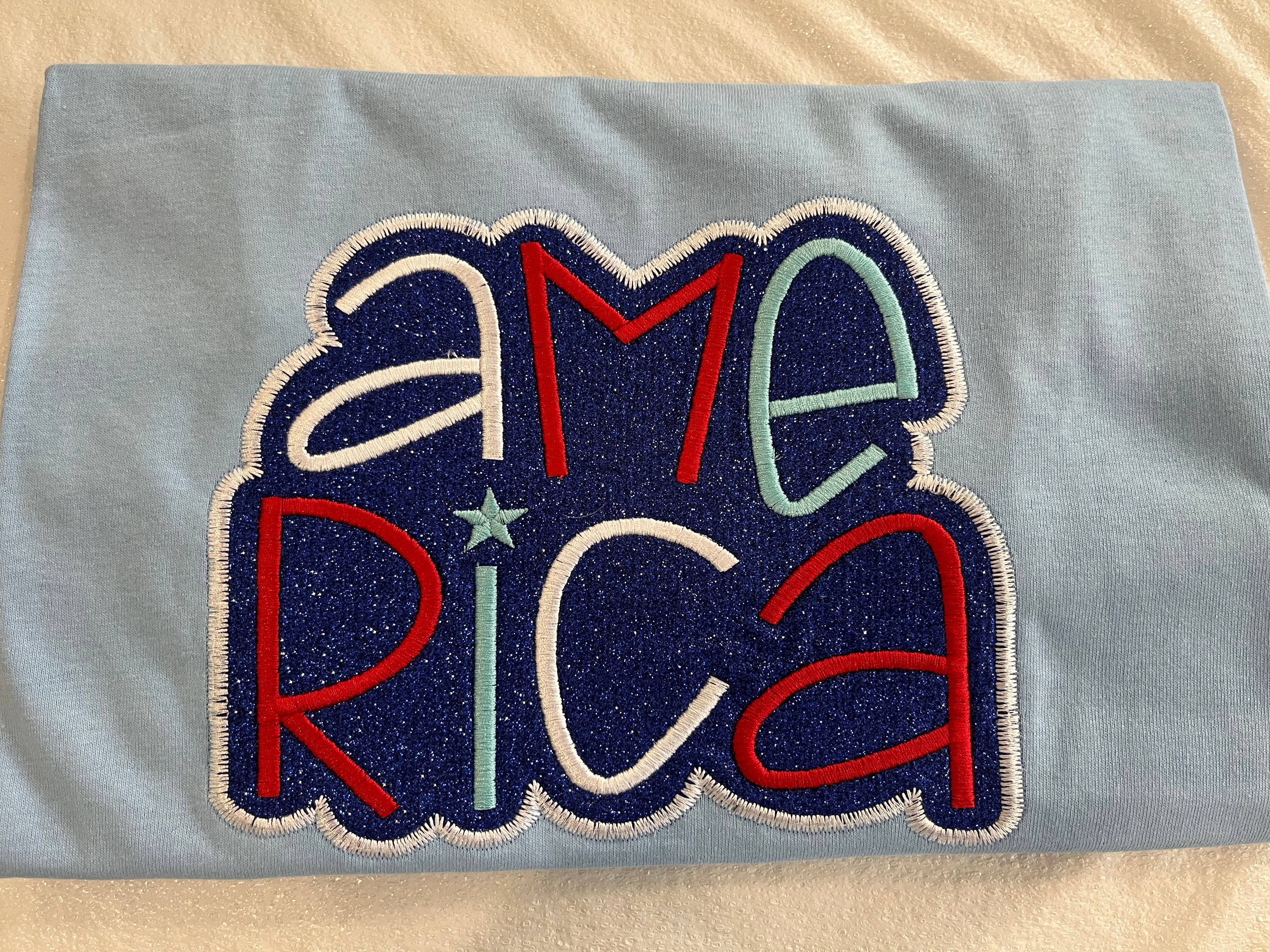 AMERICA with GLITTER!