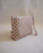 Pouch aus Biobaumwolle mit exklusivem Print von Lussalvas- Bauhaus inspiriert- Limited Edition