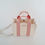 Thumbnail: Crossbody canvas bag. MILA Pink