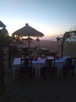 Neptunes Restaurant Wedding setting