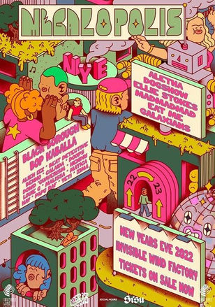 Innovative 'Megalopolis' Event Will Celebrate New Year's Eve '22 At The Invisible Wind Factory