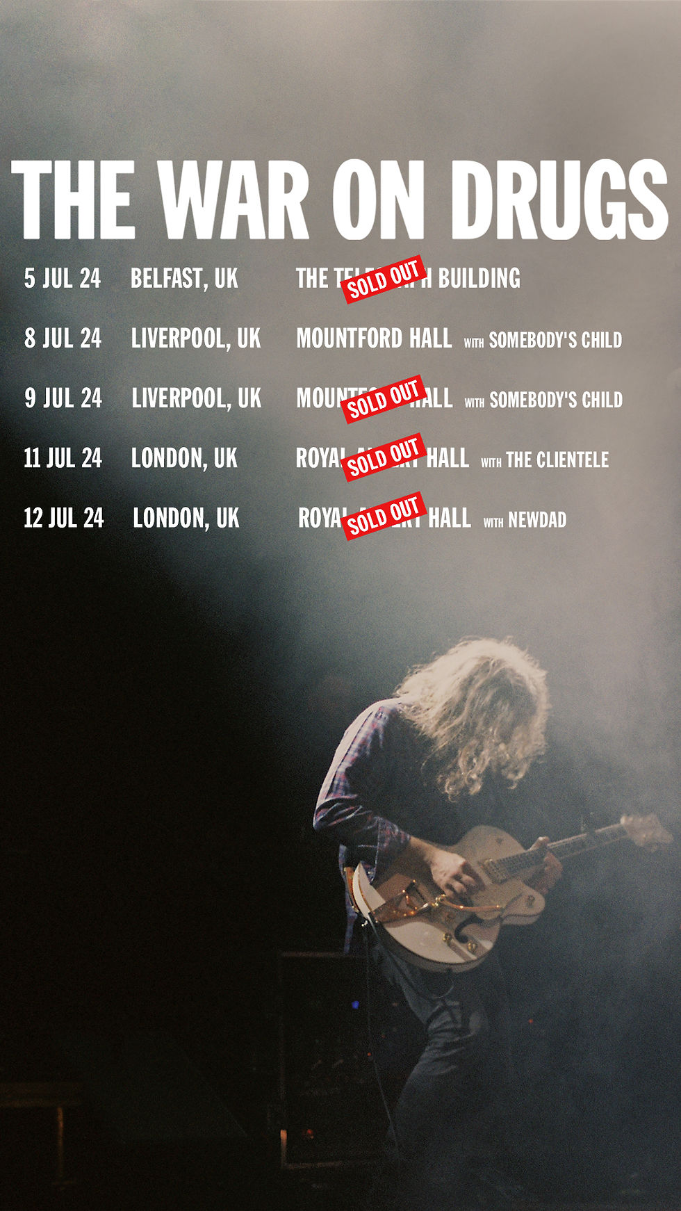 The War On Drugs UK Tour inclduing a brand new Liverpool date on the calendar (Credit: Supplied/Image was provided to The Liverpudlian to share, courtesy of the Publicist on behalf of their client. We make no claim to this content).