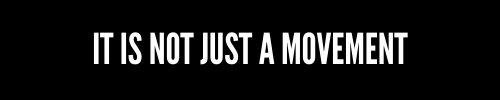 'It Is Not Just A Movement' GIF to spread awareness of BLM (Credit: Giphy).