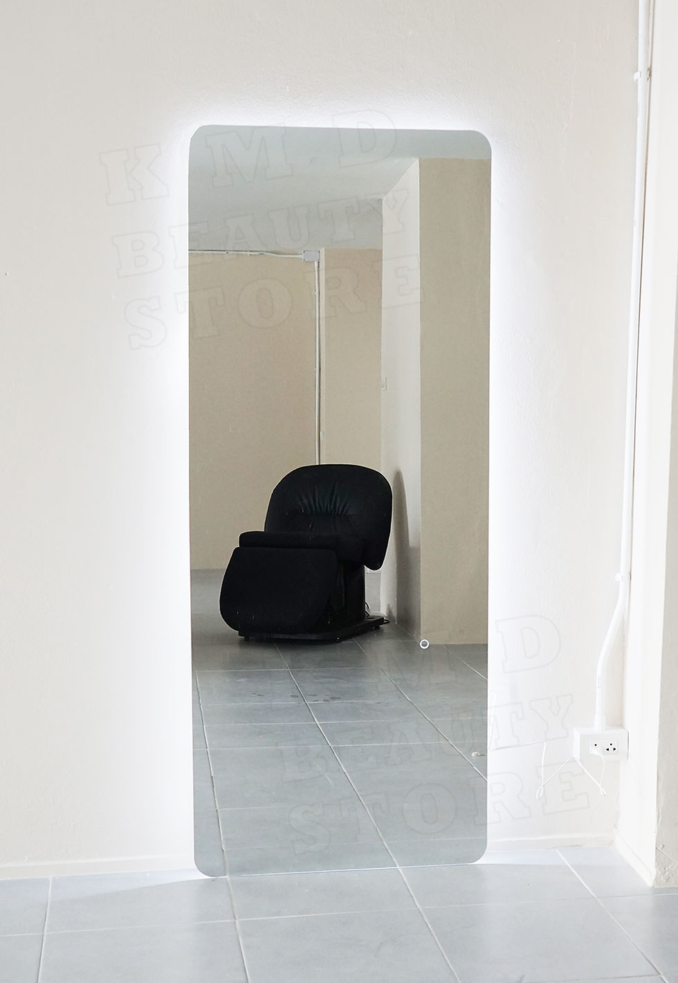 กระจกทำผมLED