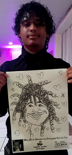Caricatura Aniversário