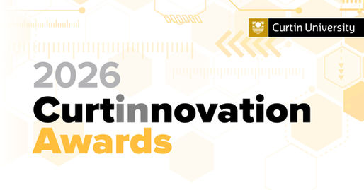 2026 Curtinnovation Awards graphic for Reformix's Eco-Concrete finalist announcement