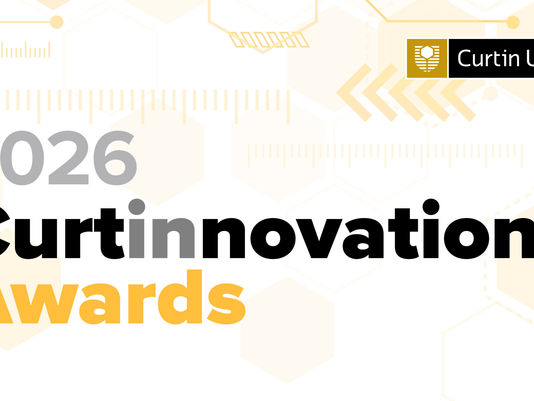 2026 Curtinnovation Awards graphic for Reformix's Eco-Concrete finalist announcement