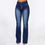 Thumbnail: Jeans Women Pencil Pants Denim Hole High Waist Vintage Pockets Button Solid Basi
