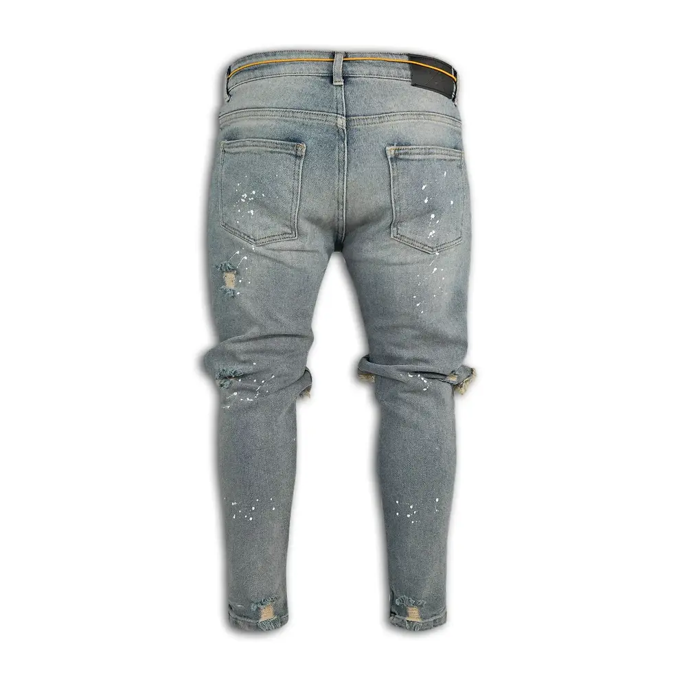 Thumbnail: Men's Premium Stylish Printed Fashion Jeans Pants