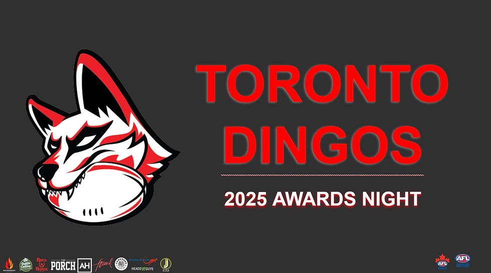 Dingos Celebrate The 2025 Season At The Annual Club Awards Night