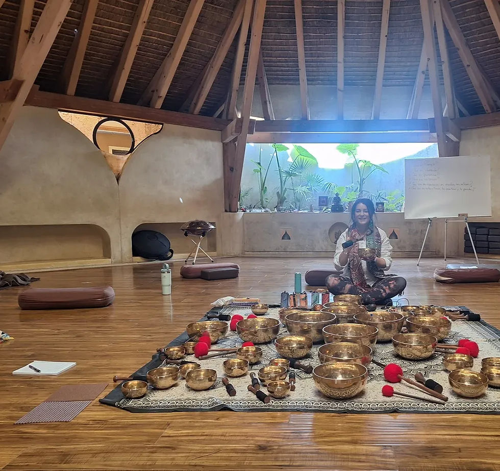 Ancestral Reiki Energy Healing session with Tibetan Singing Bowls, sound therapy, meditation, and spiritual wellness practices in Fort Lauderdale, Florida.
