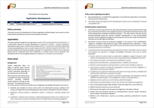 Policy on IT systems development and acquisition