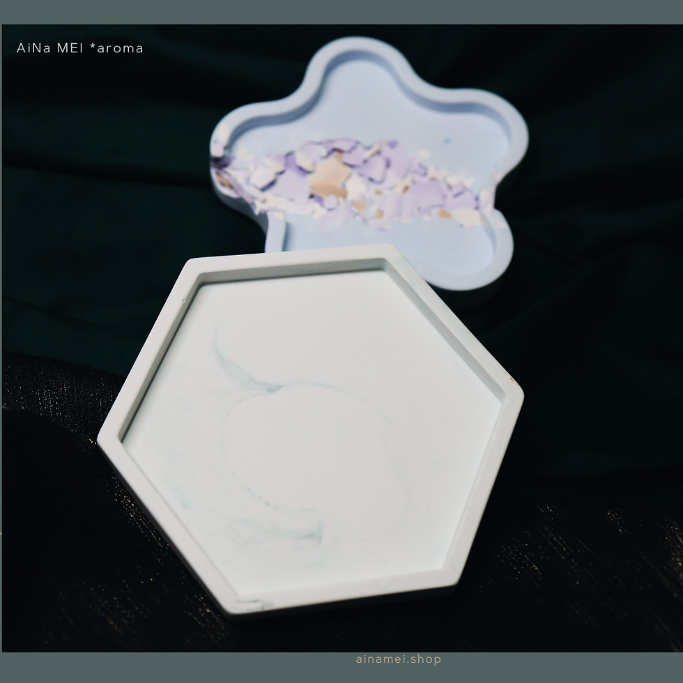 縮圖：淡藍綠輕暈染擴香盤