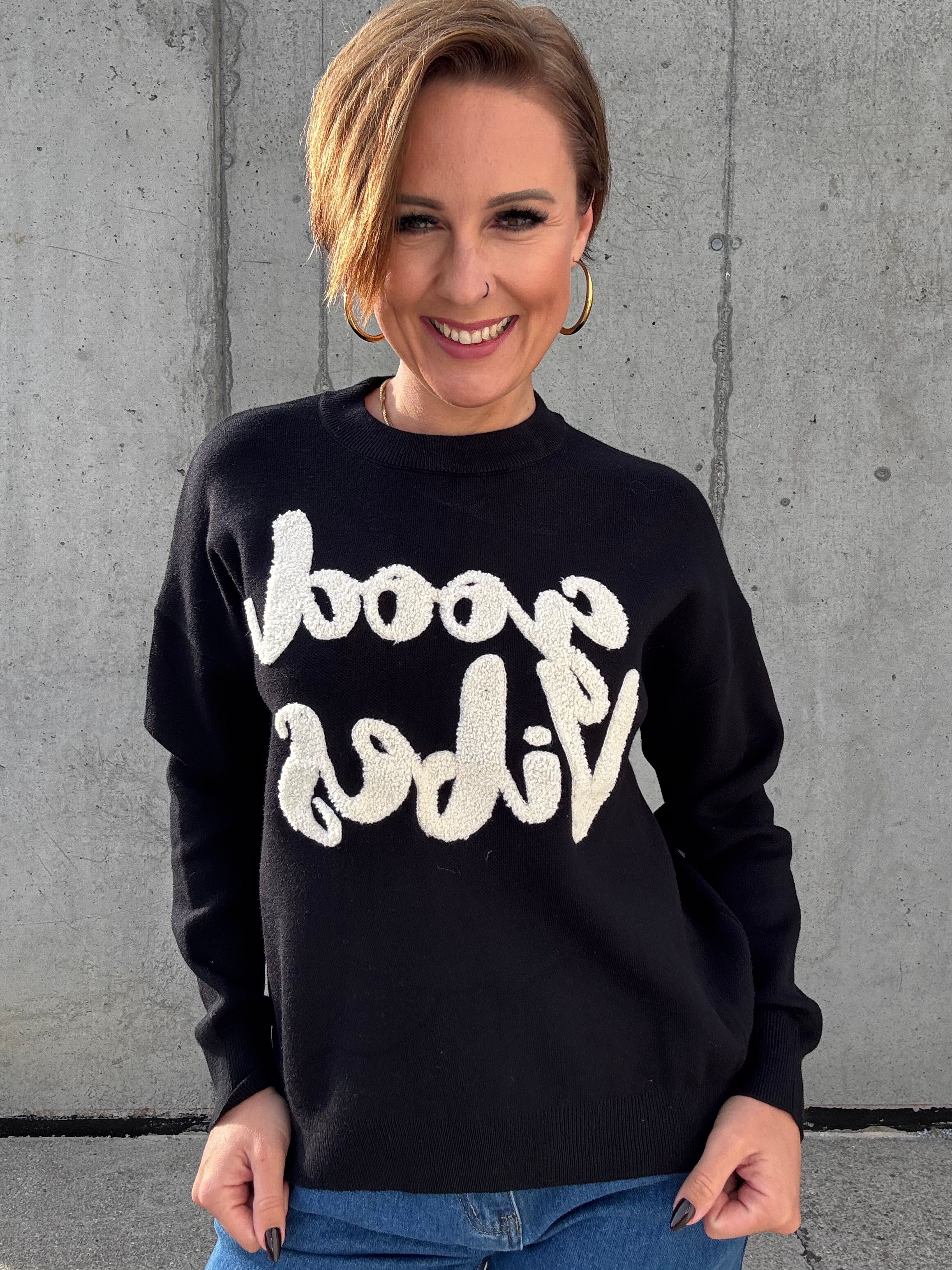 Pullover „schwarz“