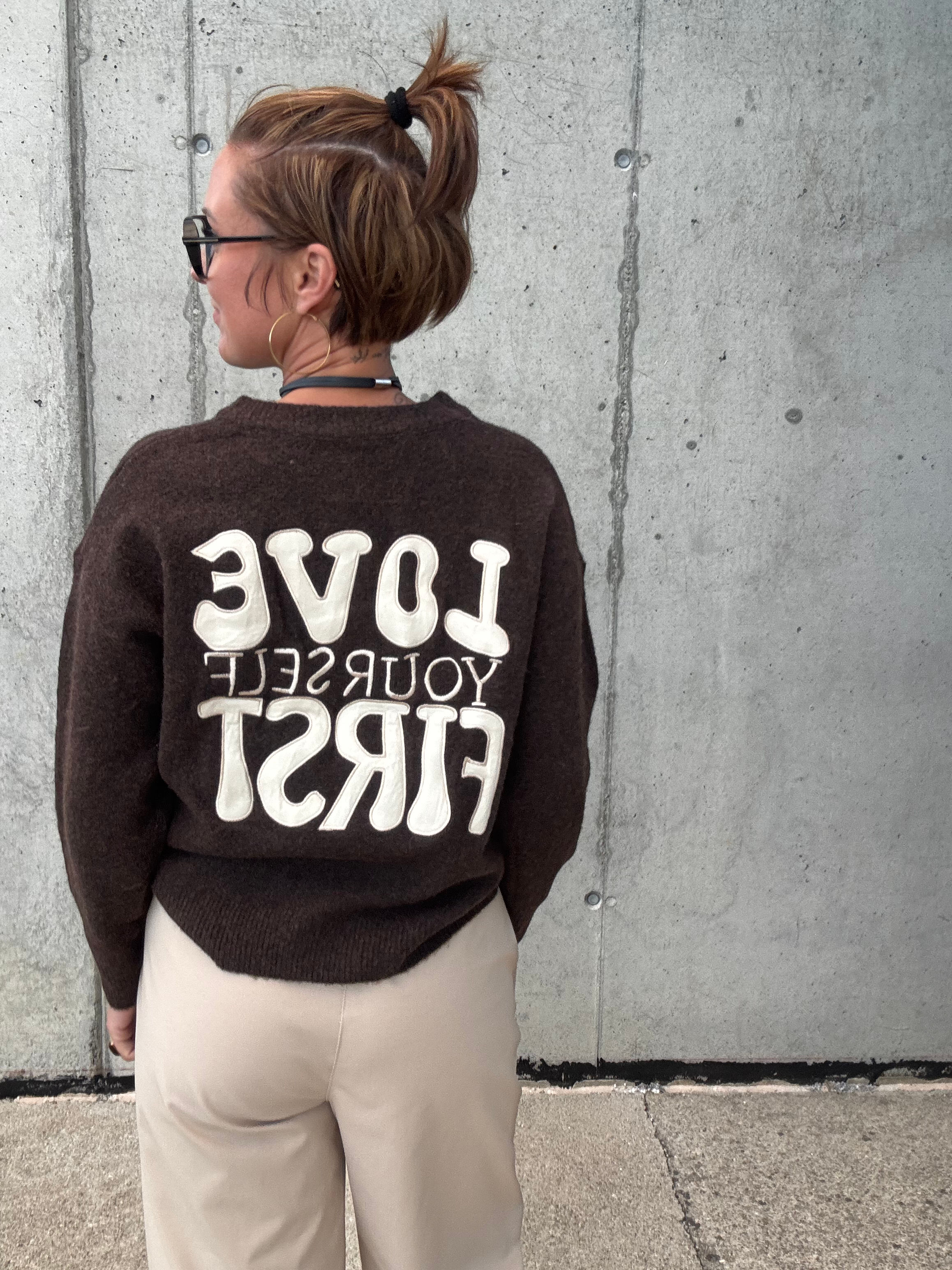 Pullover „braun“