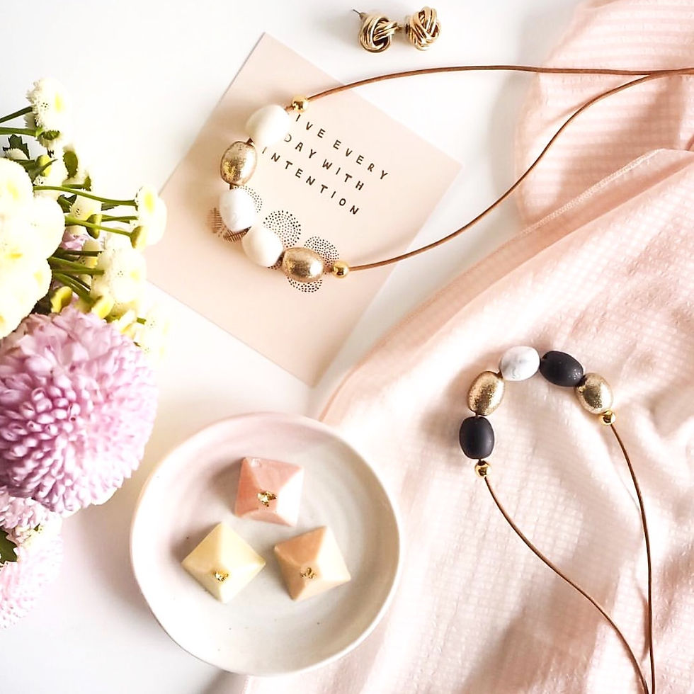 Sparkly flat lay