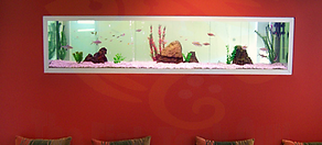 Fish tank wall