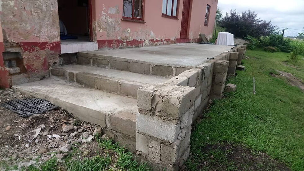 Patio alteration