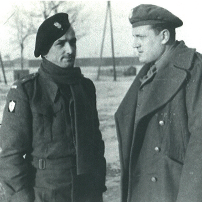 Wincenty Gawron i Jonny Lechenich w II Korpusie Polskim we Włoszech, Fot. Archiwum Państwowego Muzeum Auschwitz-Birkenau