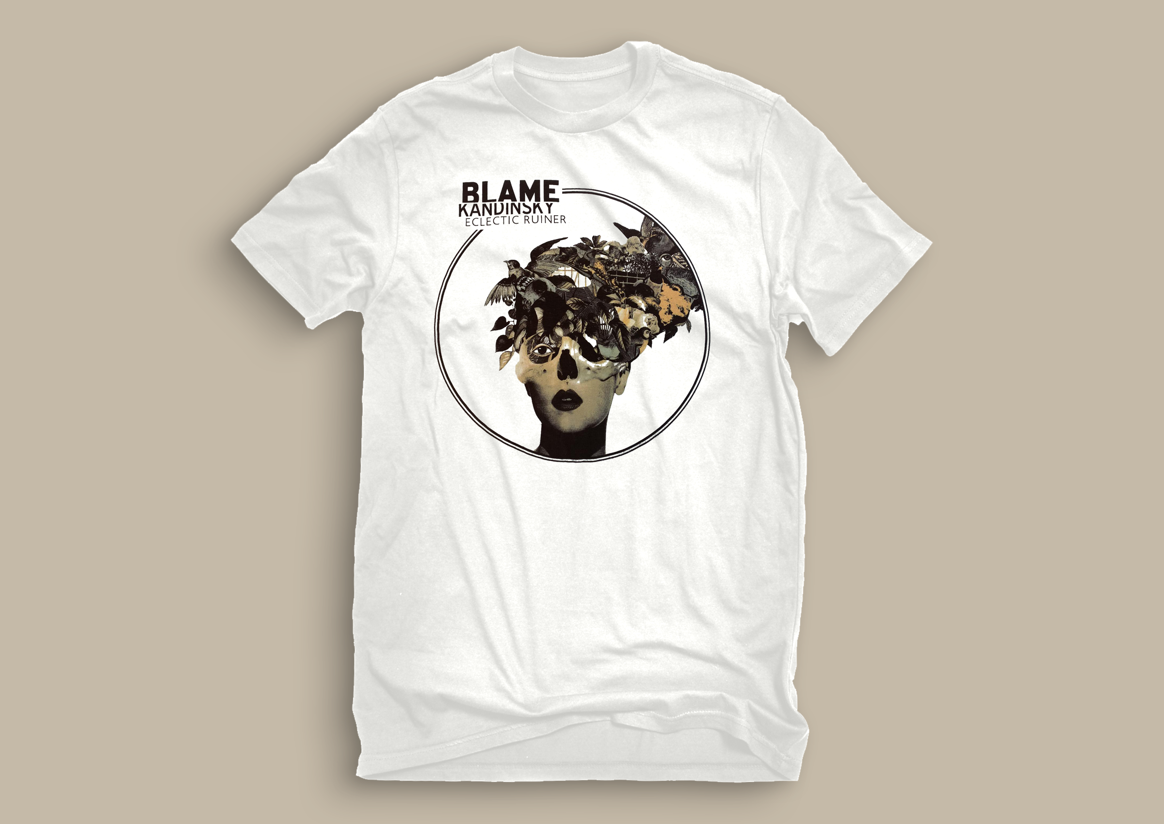 Blame Kandinsky - Eclectic Ruiner White T Shirt