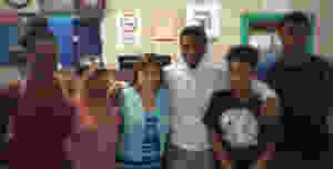 Transracial foster adoption family