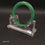Thumbnail: 10mm, Jade Bangle Green - Flat, 8mm Thick (Size 7.5)