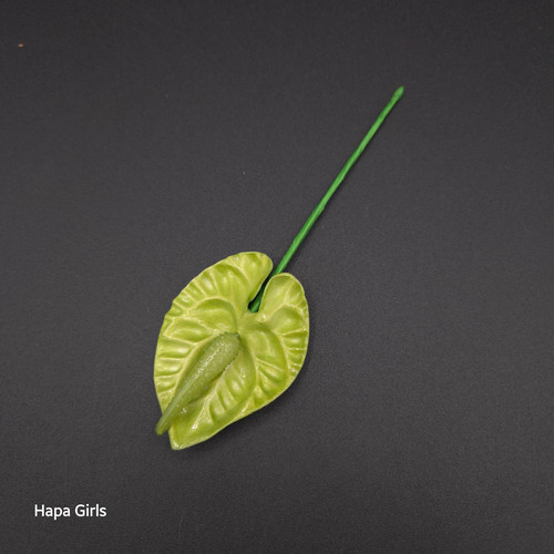 Anthurium Flower Hair Pick (Light Green) | Hapa Girls