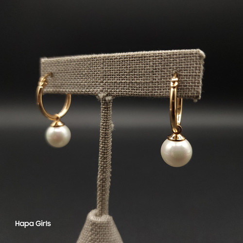 Mother of pearl hoops
