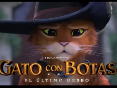 EL GATO CON BOTAS 2: EL ÚLTIMO DESEO’ ES NOMINADA AL GLOBO DE ORO 2023
COMO MEJOR PELÍCULA ANIMADA