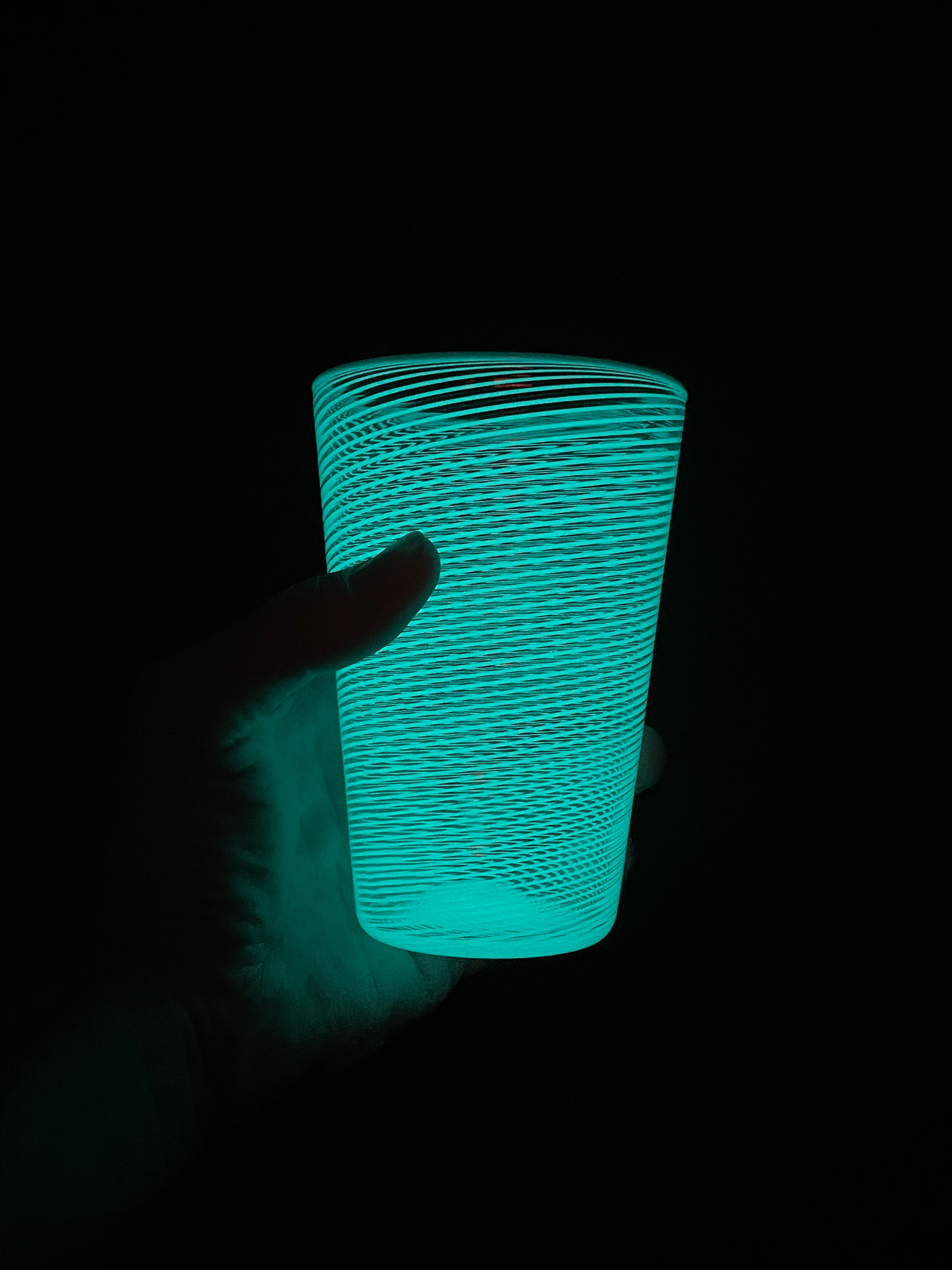 Glow in the Dark Glass #10