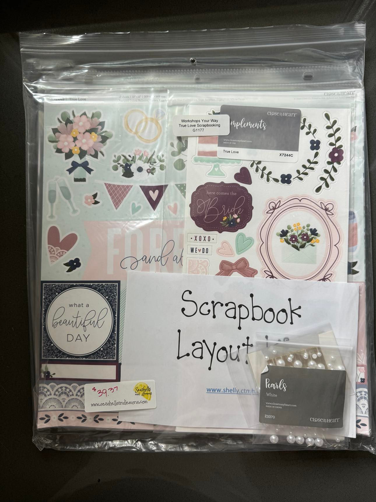 G1177 True Love Close To My Heart Scrapbooking Workshop