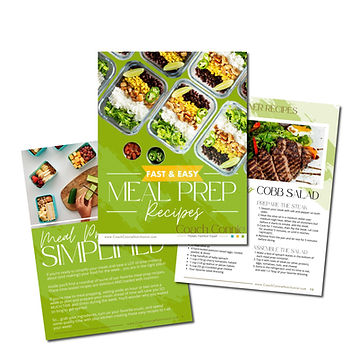 Fast & Easy Meal Prep Recipes by Coach Connie