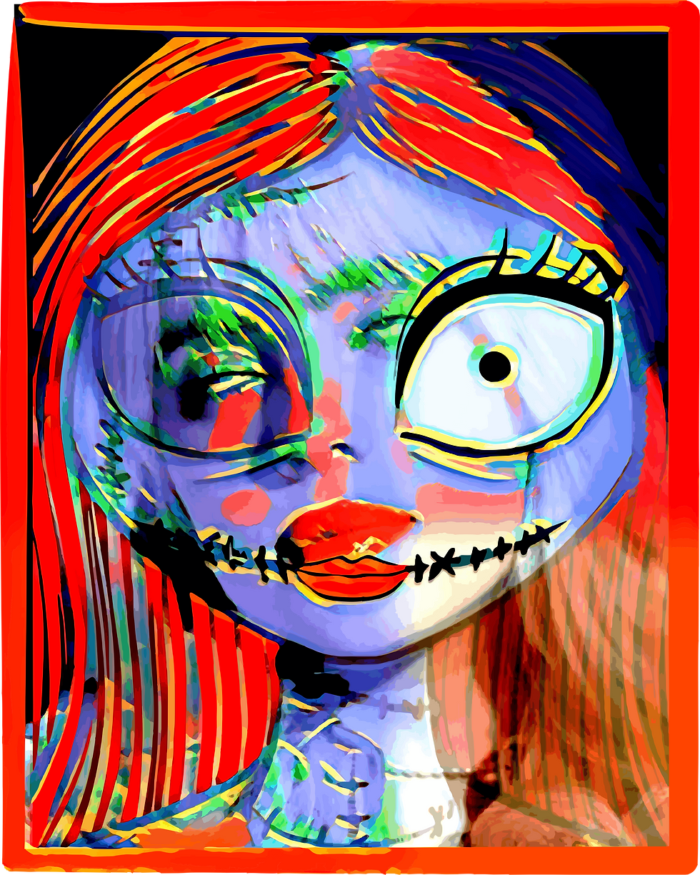 Thumbnail: Billie Eilish x Sally Nightmare Before Christmas T-shirt