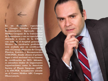 Dr. Ubaldo Carpinteyro Espín. Cirujano Plástico Certificado