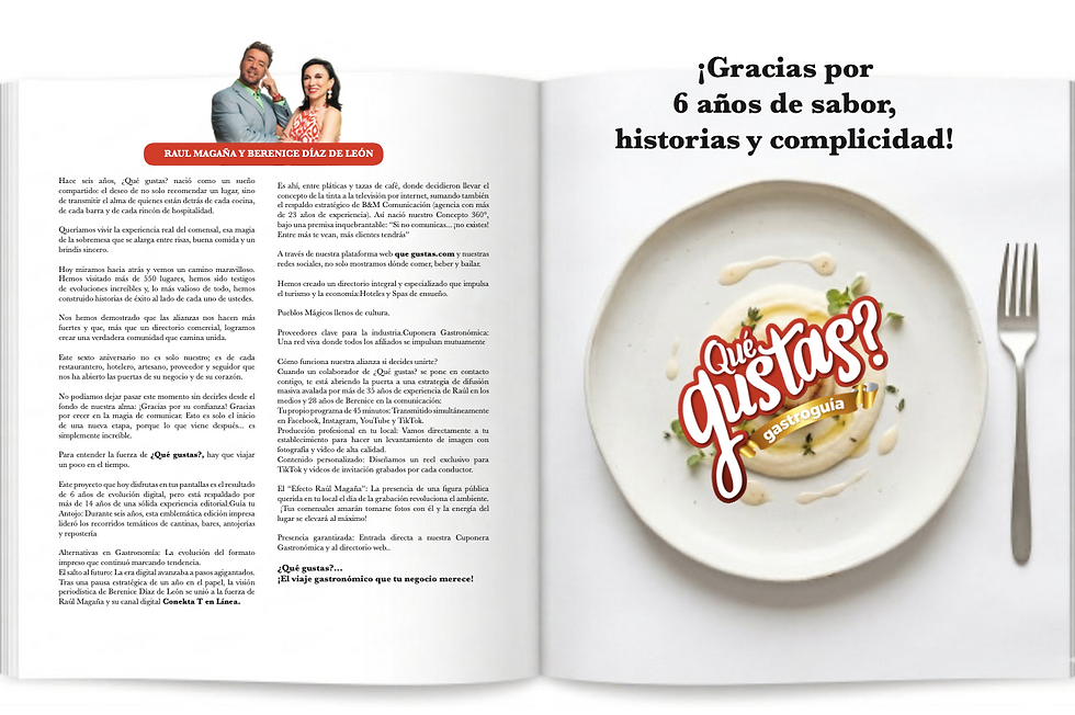 ¡Gracias por 6 años de sabor, historias y complicidad!