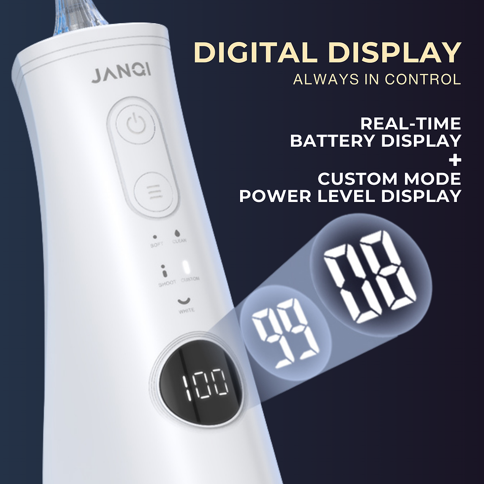 Thumbnail: JANQI Qi5 Water Flosser for Teeth, Braces - Orthodontic brush & Nozzle Pack