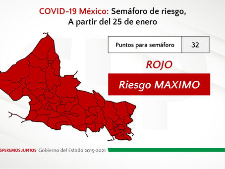 SLP vuelve a Semáforo Rojo por covid-19