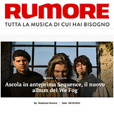 we fog rumore
