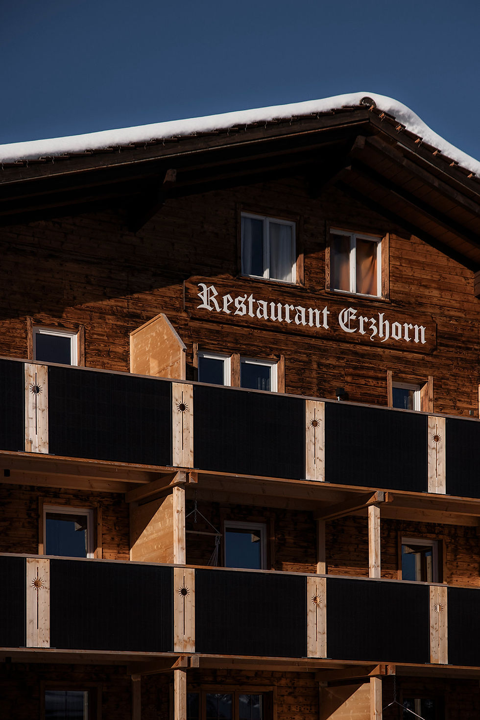 Hotel Erzhorn mit neuer PV-Anlage