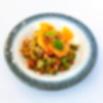 ยำถั่วพลูกุ้งสด (Spicy Winged Bean Salad with Shrimps)