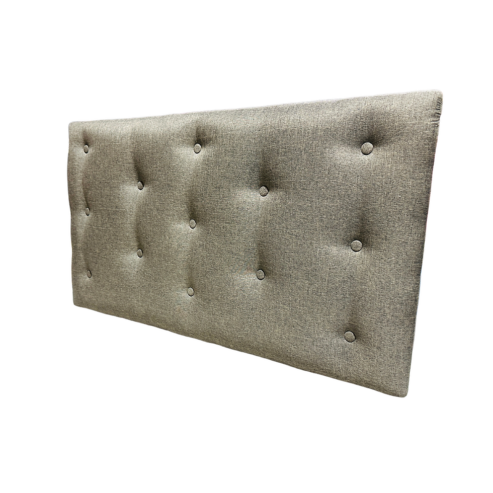 Miniatura: Respaldo plaza y media Gris Lino Lino