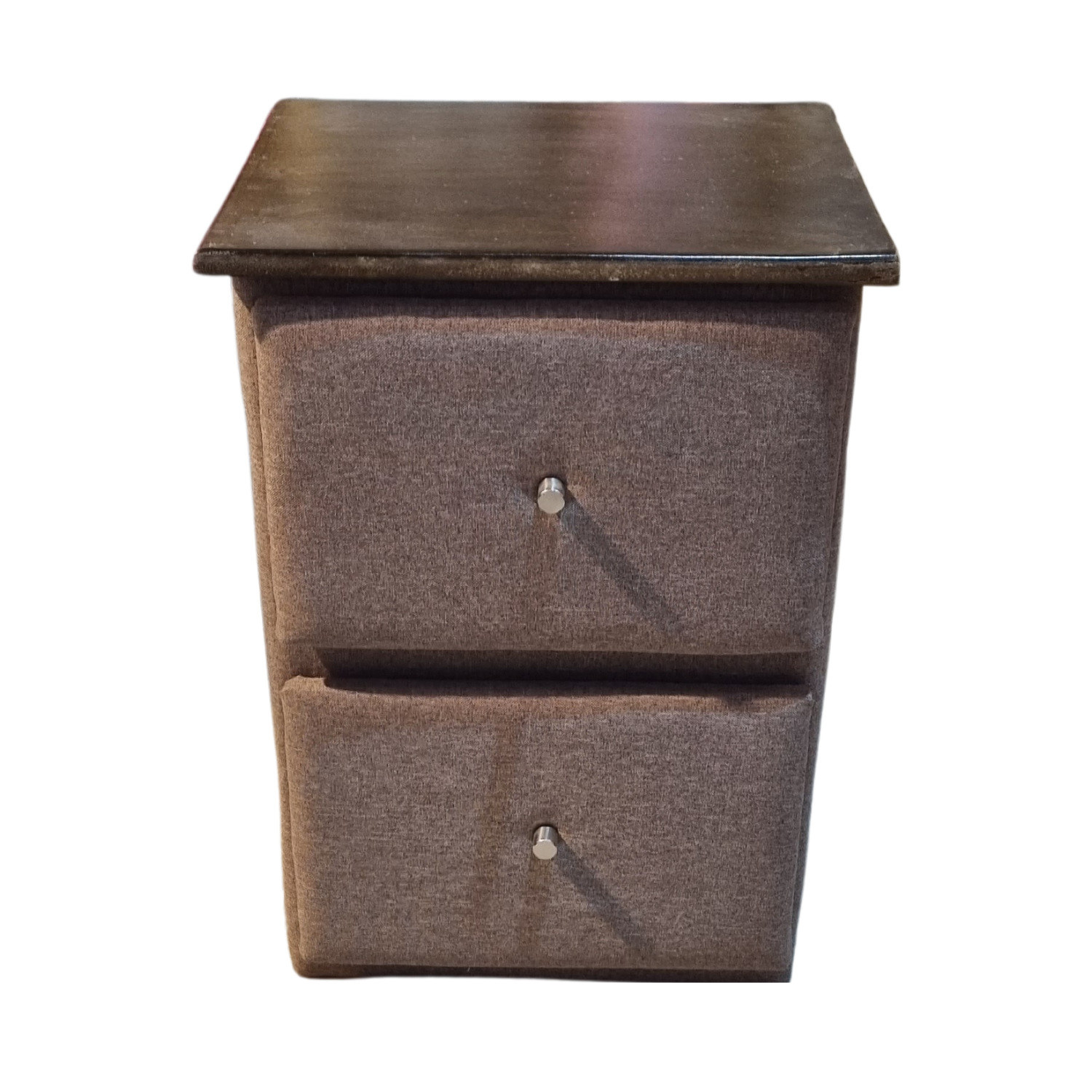 Velador Doble Cajon Lino 65x40x48 Rimar.