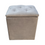 Miniatura: Pouf Baúl Gris Felpa 40x33x50x40 Rimar