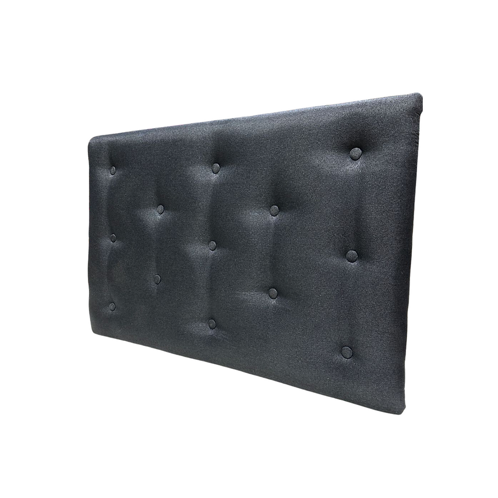 Miniatura: Respaldo 1 plaza Negro Lino
