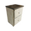 Miniatura: Velador Doble Cajón Beige Felpa 65x40x48 Rimar.