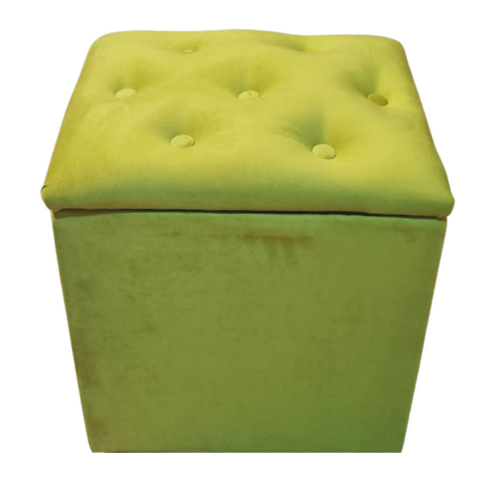 Pouf Baúl Verde Pistacho 40x33x50x40 Rimar