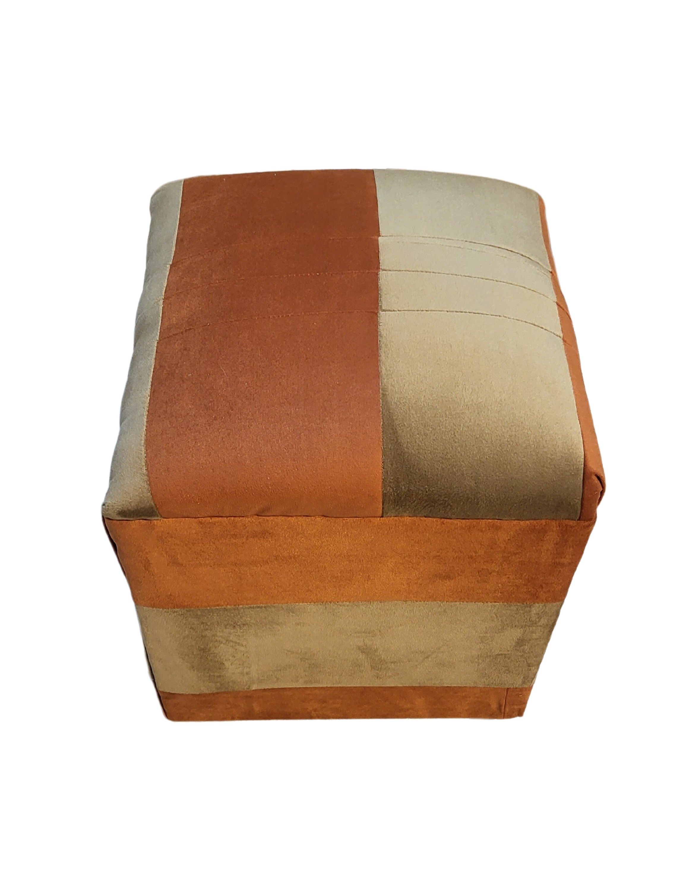 Pouf Bicolor 35x35x42 Muebles Rimar